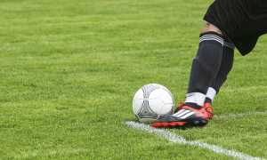 calcio pallone prato