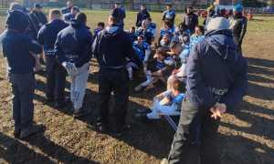 football Lancieri Novara seduti