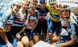 francesca barale con la squadra