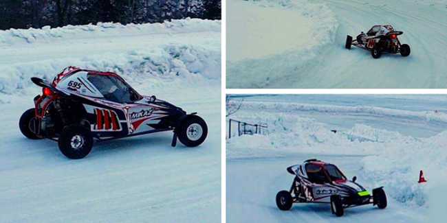 kart ghiaccio di pietro