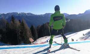 sci sciatore spalle generica gare