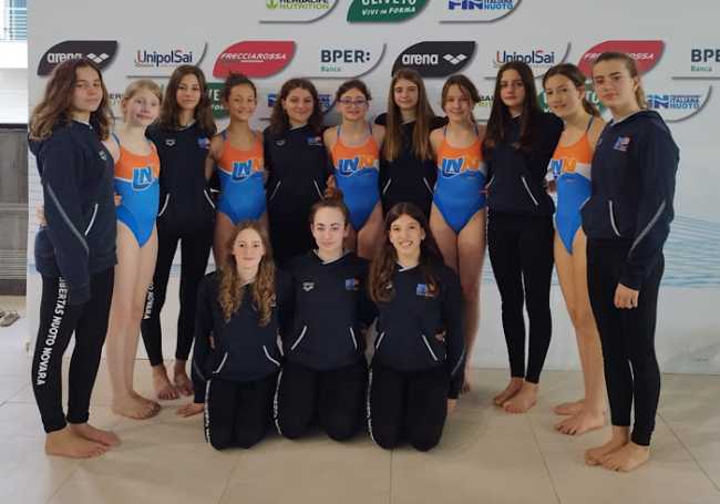 sincronette nuoto novara