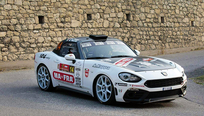 Andrea Nucita al via del Rally di Montecarlo