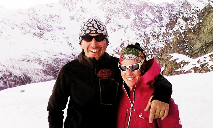 Sfida ossolana al Cerro Torre per Massimo Medina e Cristina Piolini