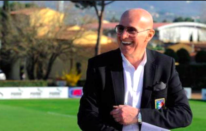 Arrigo Sacchi a Piedimulera per incontrare i ragazzi del camp