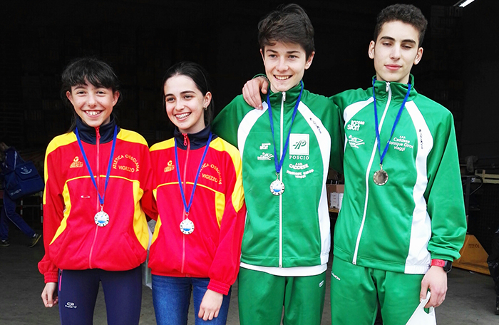 Asd Caddese Monique Girod e Atletica Ossolana Vigezzo d'argento ai regionali di Bricherasio