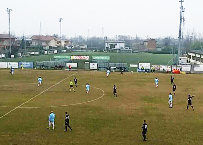 La Juve Domo si fa raggiungere nel recupero a Trino, pareggio per 2-2
