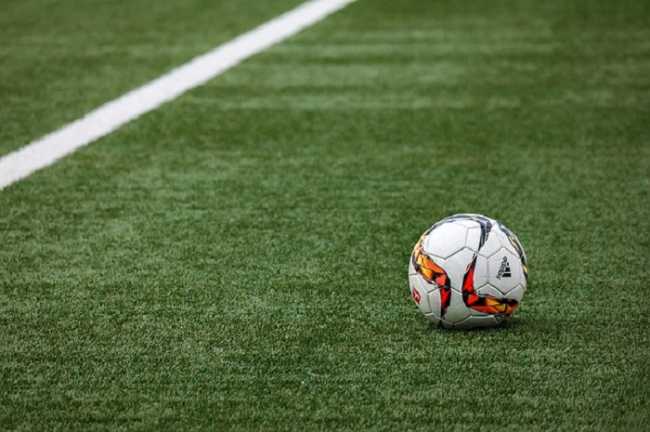 Campo di calcio palla