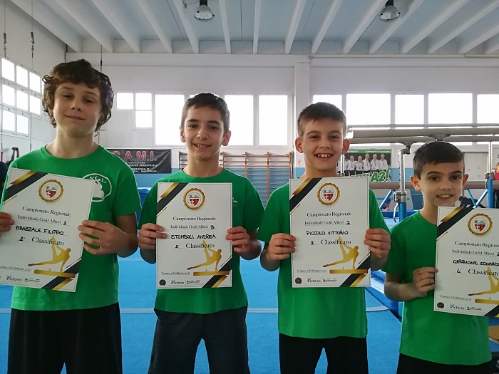 Medaglie al campionato individuale per Ginnastica Lamarmora