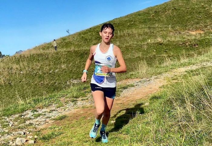 Alessia Pozzi del Genzianella vice campionessa italiana junior di corsa in montagna