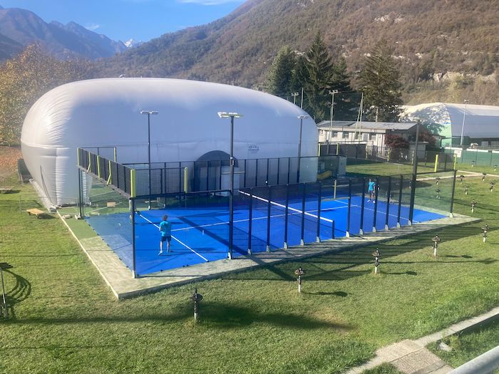In funzione il campo di padel coperto a Domodossola