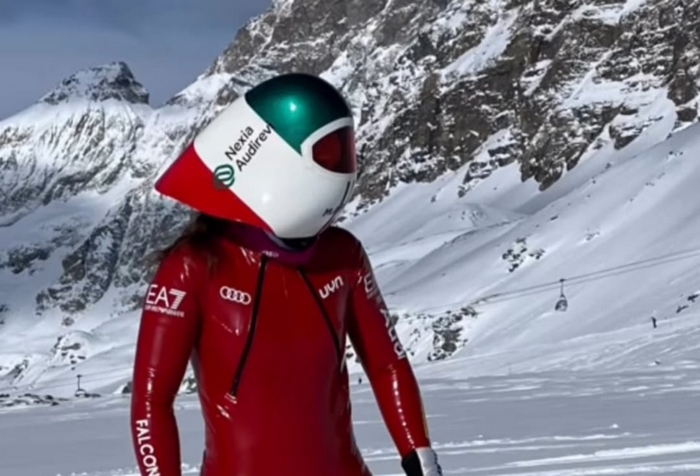 Greggio seconda nella prima prova della Coppa del mondo di sci velocità