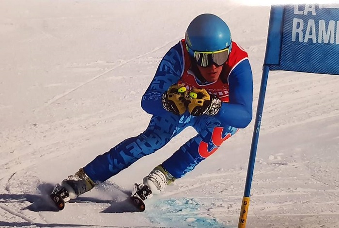 L'ossolano Luca Brusa protagonista anche nella prova di Supergigante