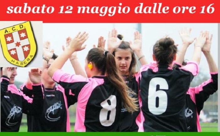 A Masera il 12 maggio open day per le ragazze che vogliono giocare a calcio