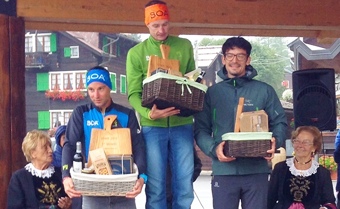 Ultra Tour Monte Rosa 2017:  Vincono Tsang Siu Keung (Hong Kong) e Julia Boettger (Germania)