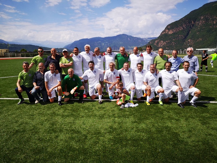 Le vecchie glorie del Novara calcio al 3° posto al "Torneo dei Fiori" di Bolzano