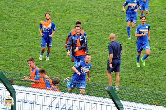 Lucio Ciana decide il derby di Coppa tra Verbania e Baveno. 1-0 per i biancocerchiati